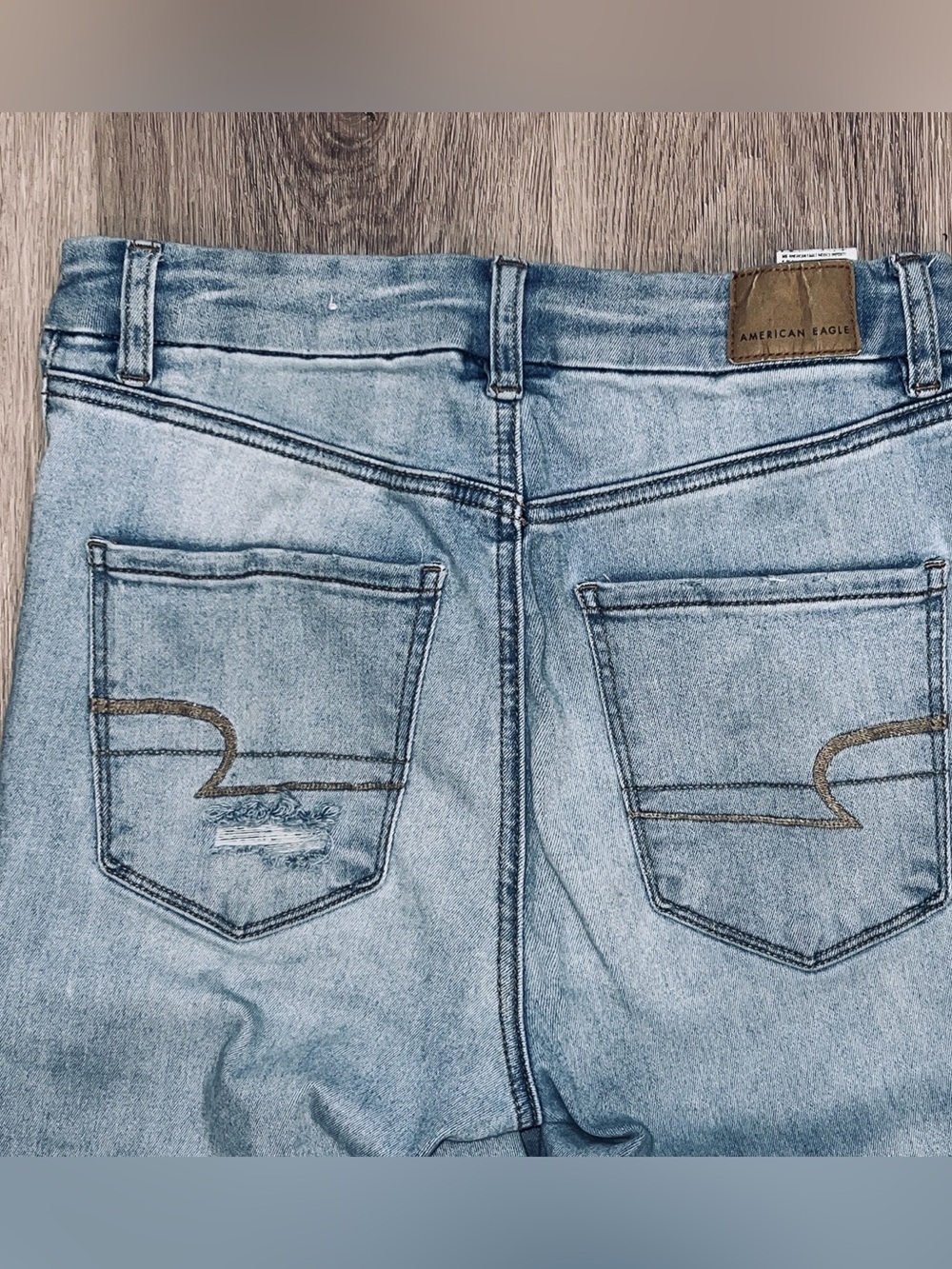 American Eagle Super Hi-Rise Curvy Jegging Jeans Next Level Stretch Size 6 - Picture 11 of 11